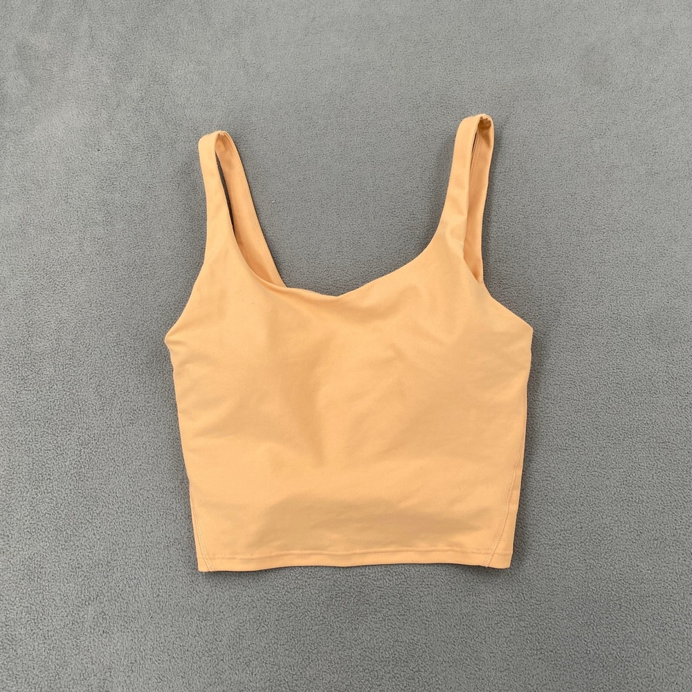 Old Navy Active Powersoft Light Support Sports Bra Peach Orange Small 8586